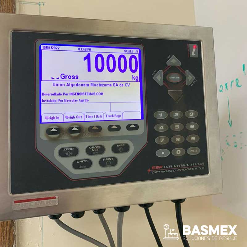 mantenimiento de básculas